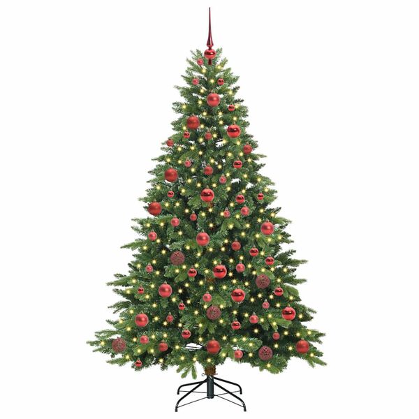 vidaXL &Aacute;rbol de Navidad artificial con 300 LED Verde 180 cm PE y PVC