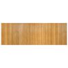 vidaXL Alfombra rectangular bamb&uacute; color natural 100x300 cm