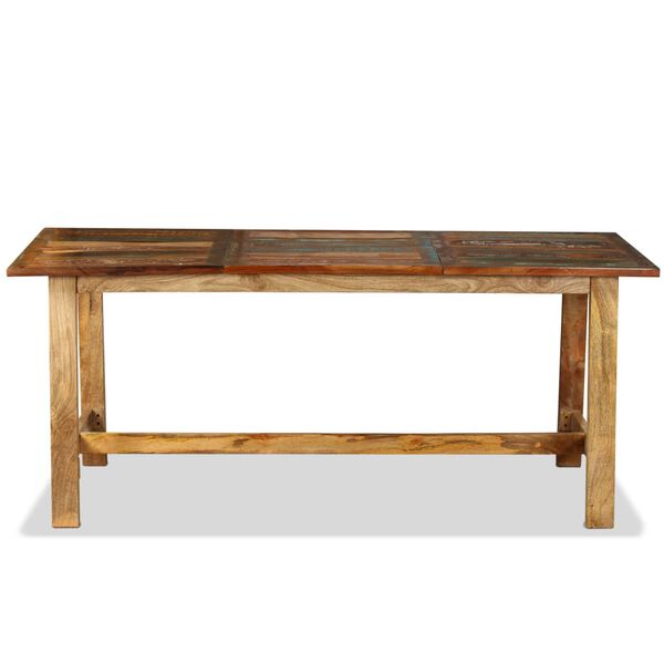vidaXL Mesa de comedor de madera maciza reciclada 180 cm