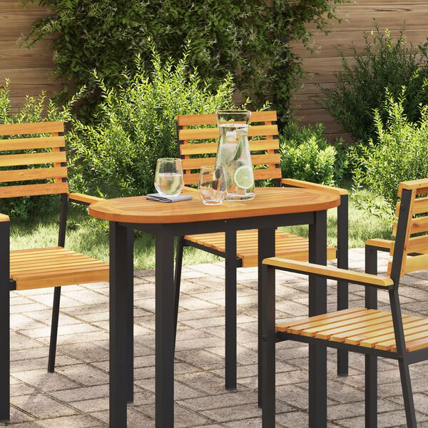 vidaXL Encimera Marrón 80 x 40 x 2 cm madera maciza de acacia