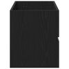 vidaXL Gabinete de Lavabo para Ba&ntilde;o Roble Negro 90 x 38,5 x 45 cm