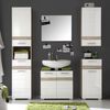 Trendteam Armario de baño Set-One blanco y roble San Remo claro
