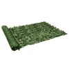 vidaXL Valla de privacidad de balc&oacute;n de hojas verde oscuro 300x150 cm