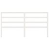vidaXL Cabecero de cama madera maciza de pino blanco 186x4x100 cm