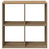 vidaXL Librer&iacute;a divisora madera roble artisan 69,5x29x69,5 cm