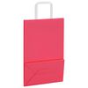 vidaXL Bolsas de papel con asas 50 uds rosa 21x11x31 cm