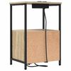vidaXL Armario de Noche con caj&oacute;n 2 pcs Roble Sonoma 40 x 31 x 60 cm