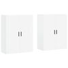 vidaXL Armarios de pared 2 unidades blanco 69,5x34x90 cm