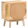 vidaXL Mesita de noche de madera maciza de mango 40x30x50 cm