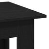vidaXL Mesa de Café Roble Negro 100 x 60 x 42 cm Madera de ingeniería