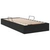 vidaXL Cama con almacenamiento Negro 90 x 190 cm Terciopelo