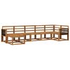 vidaXL Conjunto de sof&aacute;s de exterior 7 pcs Natural