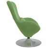 vidaXL Sill&oacute;n huevo Verde claro Terciopelo