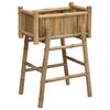 vidaXL Jard&iacute;n Macetero Con Soporte Natural 50 x 38 x 74 cm Bamb&uacute;