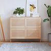 vidaXL Puerta de armario de lamas 4 uds madera de pino 39,5x59,4 cm