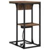 vidaXL Armario de Noche Roble ahumado 41,5 x 26 x 60,5 cm