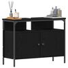 vidaXL Gabinete de Lavabo para Ba&ntilde;o Roble negro 80 x 30 x 60 cm