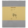 vidaXL Tela para Mesa 5 uds. Gris Claro 110 x 140 cm Poli&eacute;ster