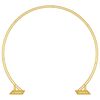 vidaXL Arco de Boda Dorado 220 x 45 x 200 cm Acero