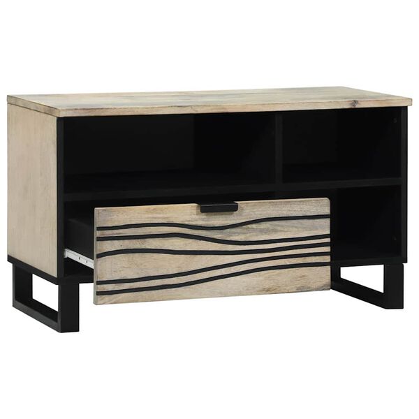 vidaXL Unidades de TV con caj&oacute;n 80 x 33 x 46 cm Madera contrachapada