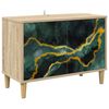 vidaXL Mueble de TV WIJHE 69 x 33 x 50 cm Sonoma Madera de ingenier&iacute;a