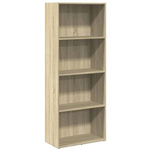 vidaXL Estanter&iacute;a de madera de ingenier&iacute;a roble Sonoma 60x30x152 cm
