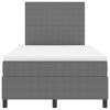 vidaXL Cama tipo Box Spring Gris claro y . 120 x 190 cm Tela de Pana
