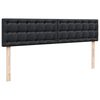 vidaXL Estructura cama otomana colchón cuero sintético negro 180x200cm