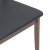 vidaXL Sillas de comedor con cojines 2 uds madera maciza marrón caucho