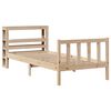 vidaXL Estructura de cama sin colch&oacute;n madera maciza de pino 90x190 cm