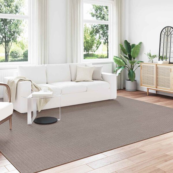 vidaXL Alfombras de &aacute;rea Rectangular LUGO Taup&eacute; 340 x 240 cm Poli&eacute;ster