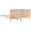 vidaXL Cama extralarga sin colch&oacute;n madera maciza 200x210 cm