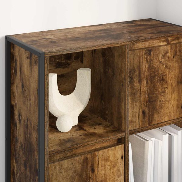 vidaXL Estanter&iacute;a para libros Roble Humo 68 x 30 x 108.5 cm