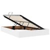 vidaXL Cama con almacenamiento y LED Puro 140 x 200 cm Cuero sint&eacute;tico
