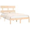 vidaXL Estructura de cama madera maciza 150x200 cm