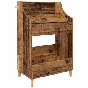 vidaXL Estanter&iacute;as multimedia Madera envejecida 70,5 x 46 x 112 cm