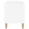 vidaXL Mueble para discos madera contrachapada blanco 84,5x38x48 cm