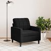 vidaXL Sill&oacute;n de terciopelo negro 60 cm
