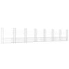 vidaXL Cesta de gaviones forma de U 8 postes de hierro 860x20x150 cm