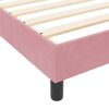 vidaXL Cama tipo Box Spring con cabecera Rosa 140 x 200 cm Terciopelo