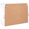 vidaXL Mueble de TV de pared con luces LED blanco 78,5x30x60,5 cm