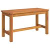 vidaXL Banco de jard&iacute;n madera maciza de acacia 80x35x45 cm