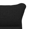 vidaXL sillón Negro 69 x 74 x 93 cm tela