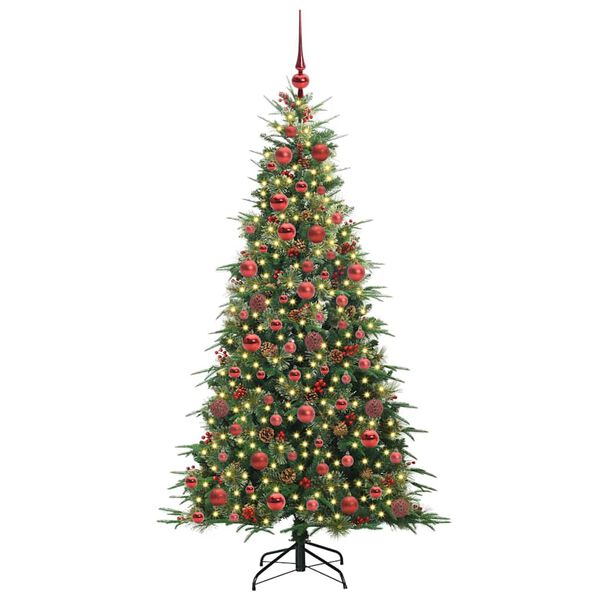 vidaXL &Aacute;rbol de Navidad artificial con ramas articuladas Verde 180 cm