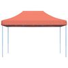 vidaXL Tienda de fiesta plegable Pop-Up terracota 410x279x315 cm