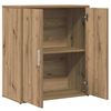 vidaXL Aparador 2 pcs Roble artesanal 60 x 31 x 70 cm