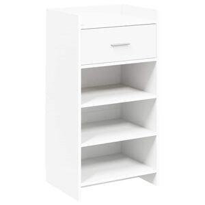 vidaXL Armario Zapatero Blanco 48 x 36 x 92 cm Madera de ingenier&iacute;a