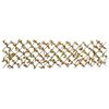 vidaXL Enrejado valla expansible de hiedra artificial rosa 180x60 cm
