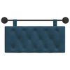 vidaXL Cabecera Colgante Azul 100 x 55 x 7 cm Terciopelo