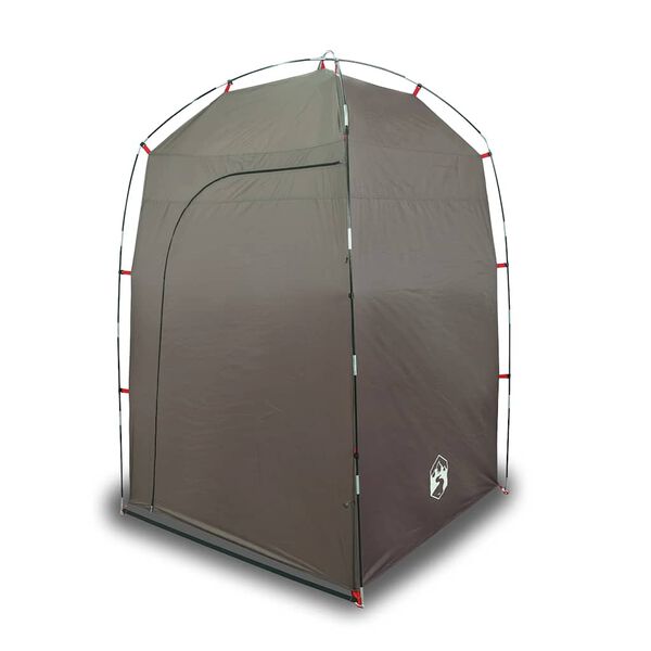vidaXL Tienda de ducha impermeable marrón